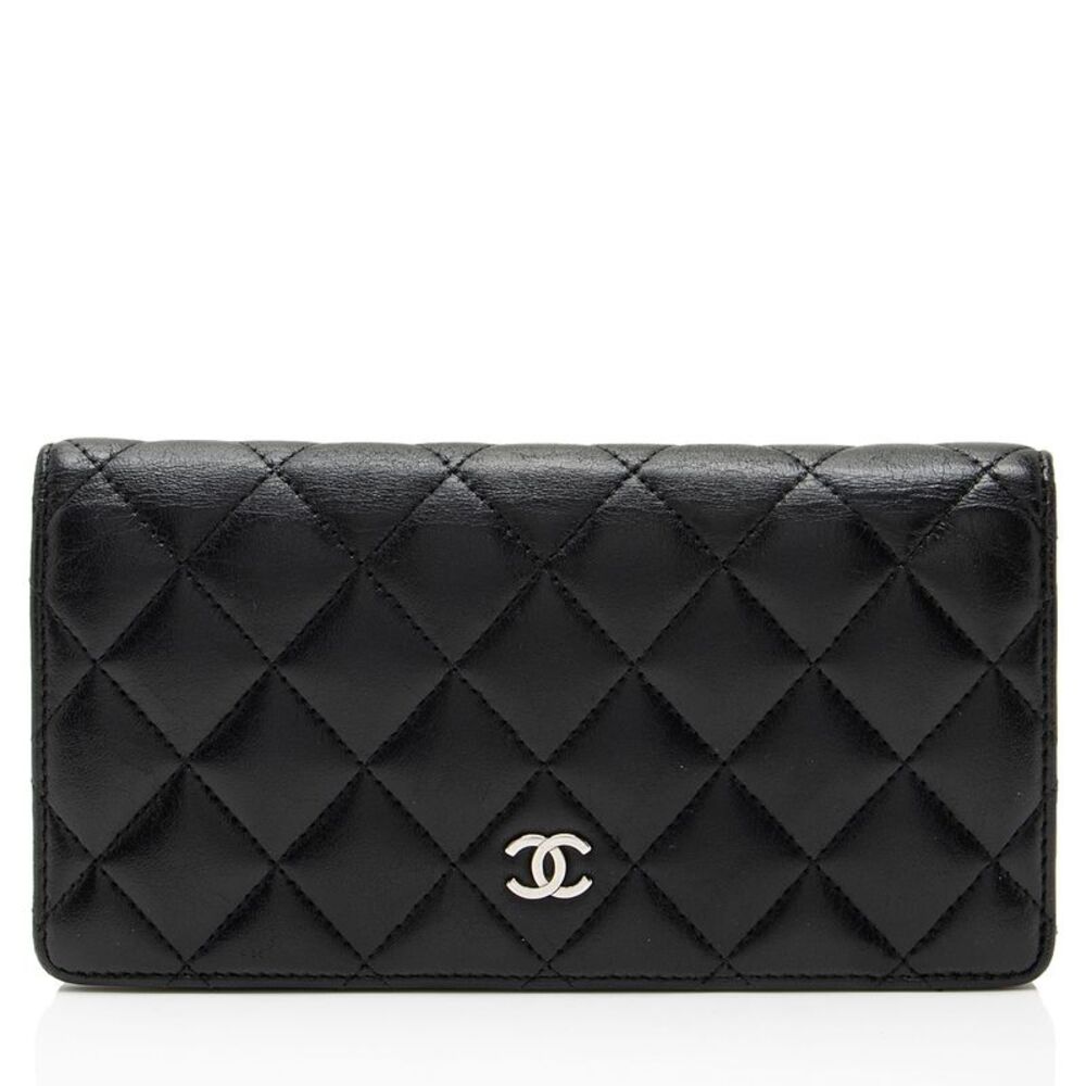 Chanel Lambskin CC Yen Wallet